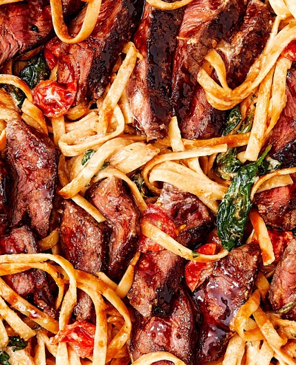 Creamy Steak Fettuccine