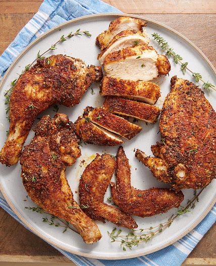 Air Fryer Rotisserie Chicken