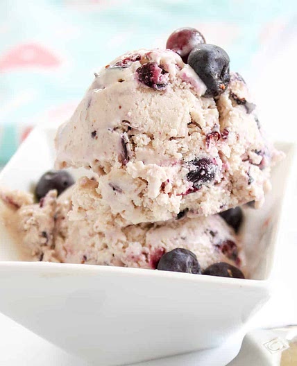 Blueberry Cheesecake Ice Cream
