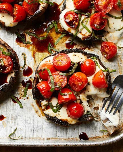 Caprese Stuffed Portobello Mushrooms