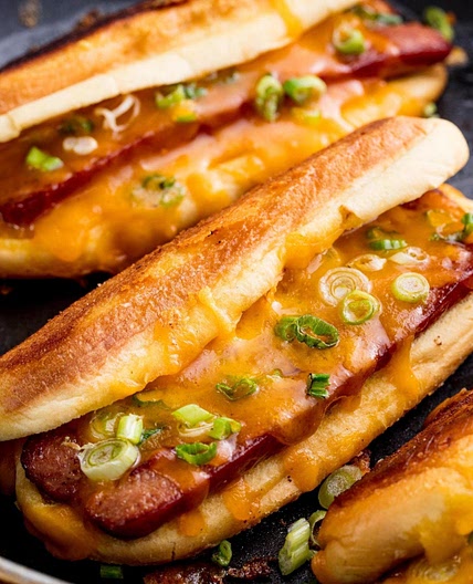 Grilled Cheese Dogs