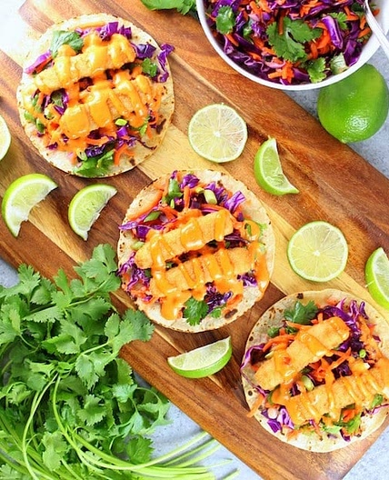 Bang Bang Fish Tacos