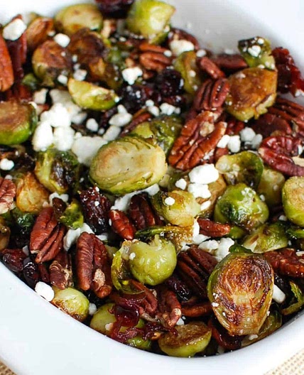 Brussels Sprouts with Cranberries