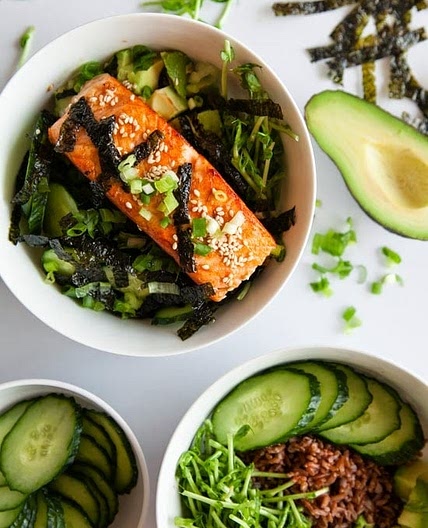 Seattle Asian Salmon Bowl