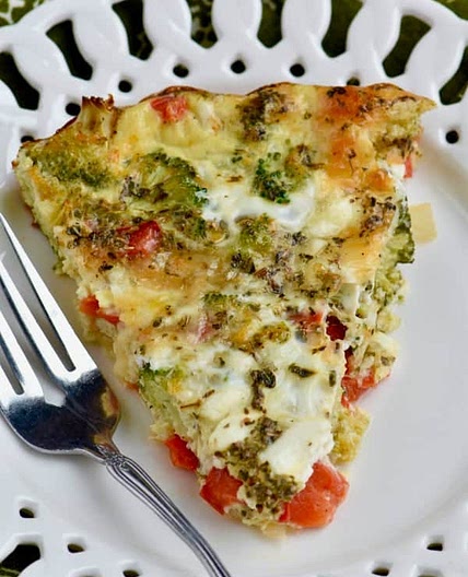 Crustless Vegetable Quiche