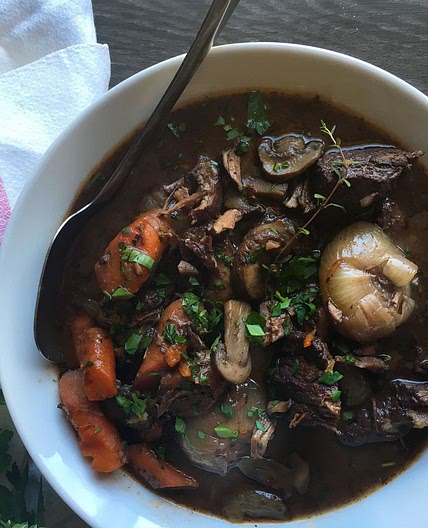Slow-Cooker Beef Bourguignon