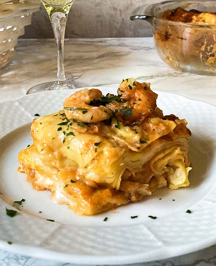 Lasagne di Pesce (Italian Seafood Lasagna Recipe)
