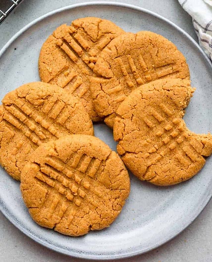 3 Ingredient Peanut Butter Cookies