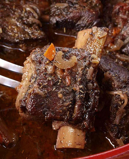 Oven Braised Beef Short Ribs With Rice Recipe