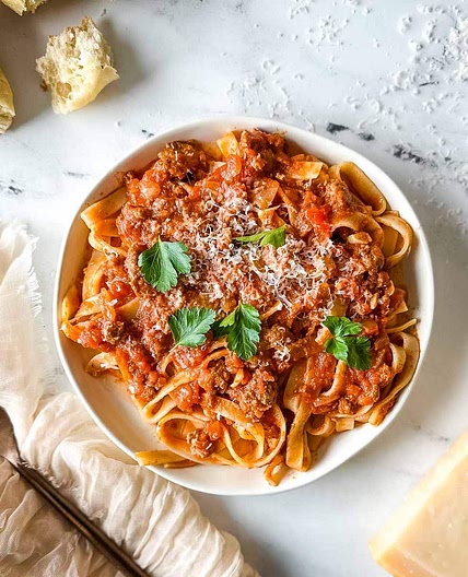 Slow Cooker Lamb Ragu