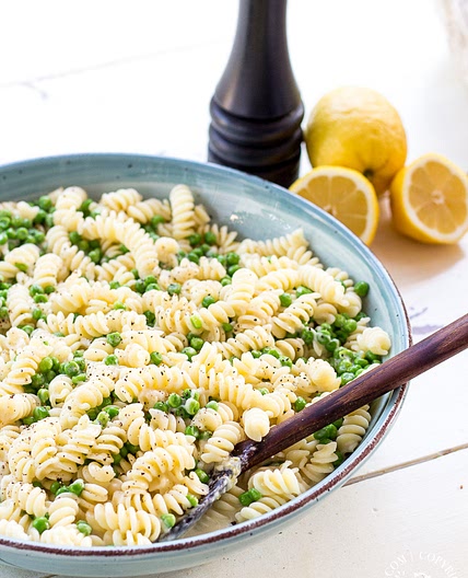 Lemon and Pea Alfredo