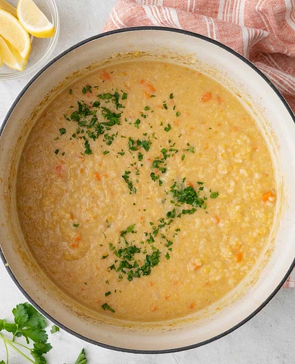 Lebanese Crushed Lentil Soup