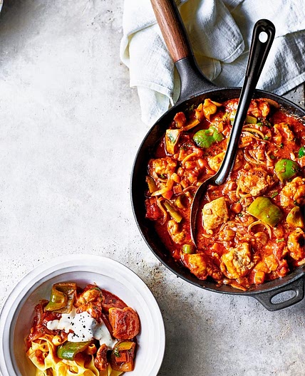 Paprika chicken goulash