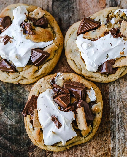 Chocolate Chip S'mores Cookies