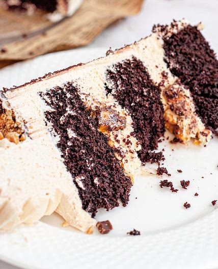 Gluten-Free Snickers Cake