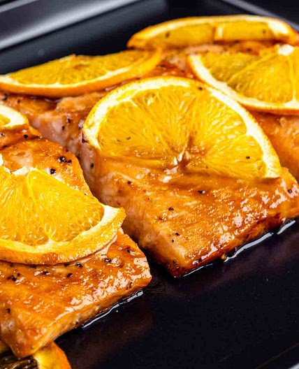 Orange Glazed Salmon