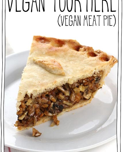 Vegan Tourtiere (vegan meat pie)
