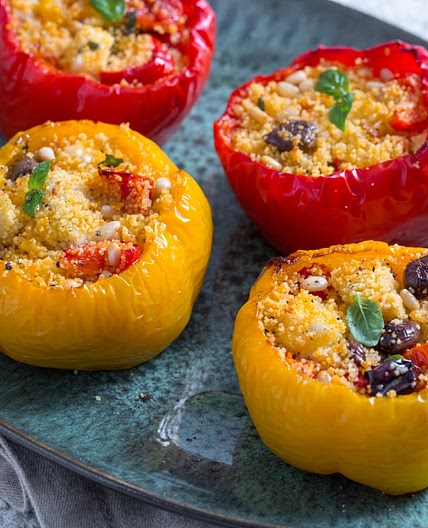 Couscous stuffed peppers