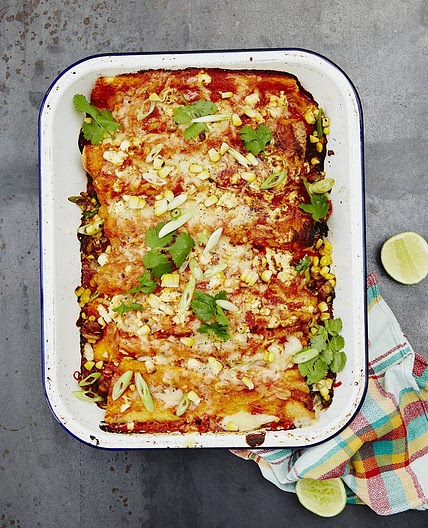Veggie enchiladas