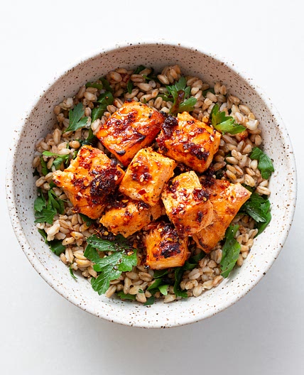 Greek Yogurt Marinated Salmon