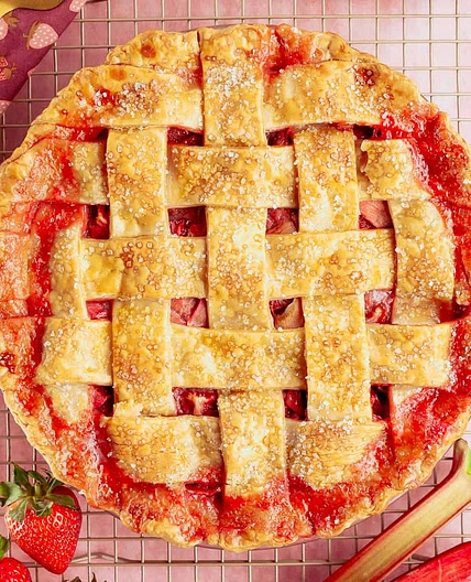 Strawberry Rhubarb Pie Recipe