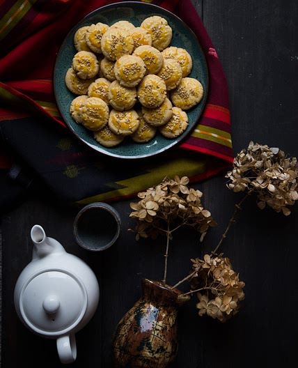 Salted Egg Yolk Cookies