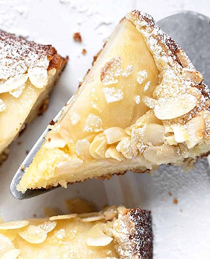 Italian Pear Almond Cake