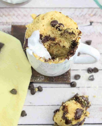 Gluten-Free Chocolate Chip Mug Cake