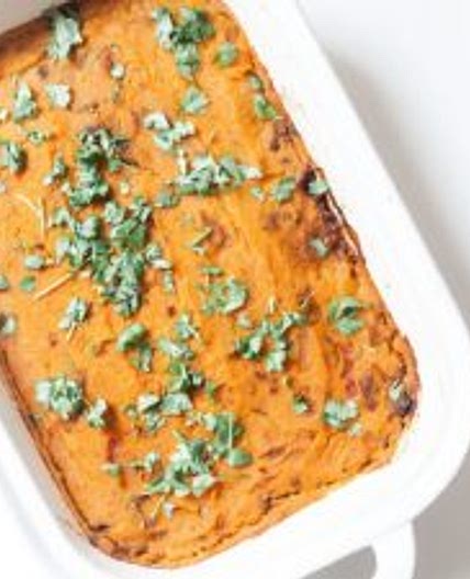 Moroccan Shepherd's Pie with Sweet Potato
