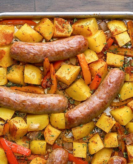 Sausage, Peppers and Potatoes