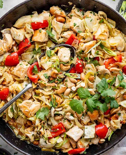 Chicken and Cabbage Stir-fry
