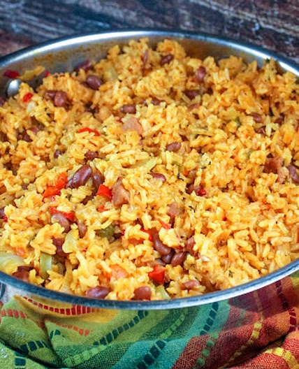 Puerto Rican Rice and Beans