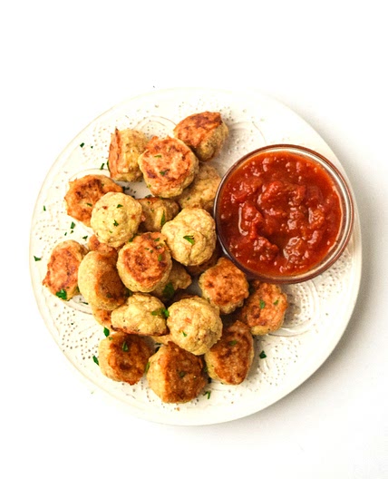 Baked Chicken Meatballs (Gluten Free Whole30)