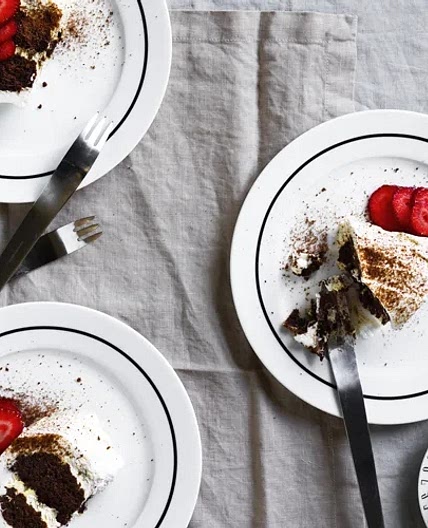 Aaron Turner’s Mum’s chocolate ripple cake