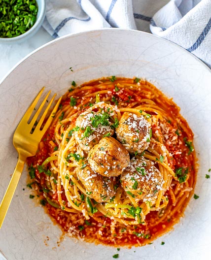 Easy Baked Turkey Meatballs