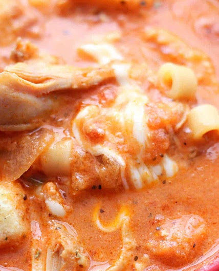 Instant Pot Chicken Parmesan Soup