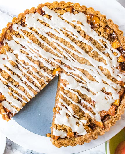Brown Butter Peach Tart