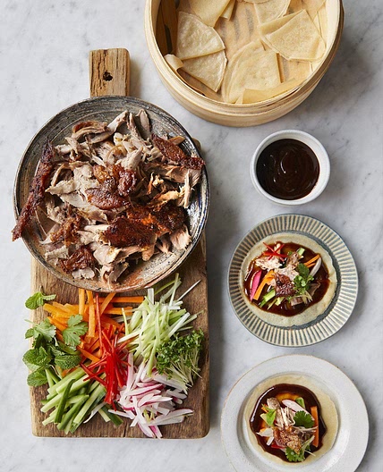 Rob Beckett's crispy duck with pancakes