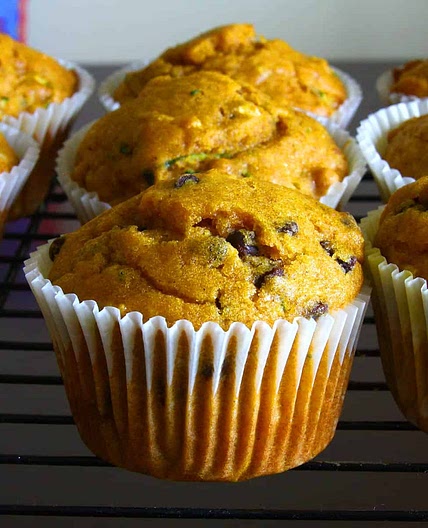 Pumpkin Zucchini Muffins