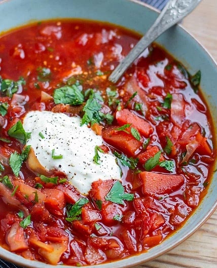 Instant Pot Borscht (Beet Soup)