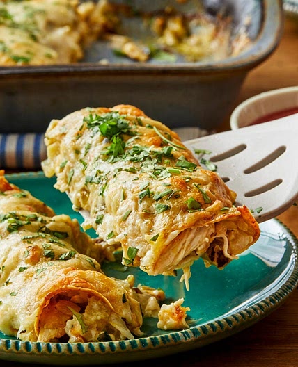 White Chicken Enchiladas