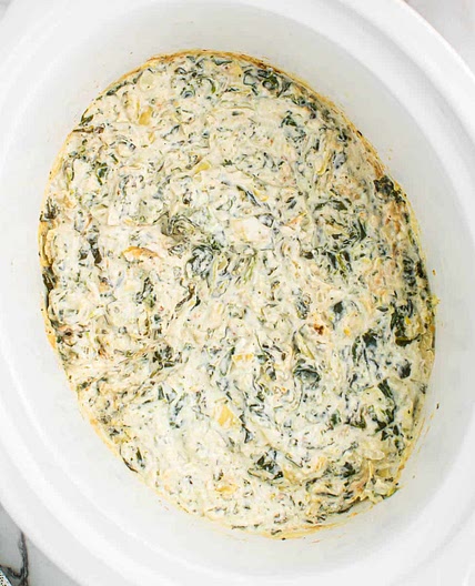 Crock Pot Spinach Artichoke Dip