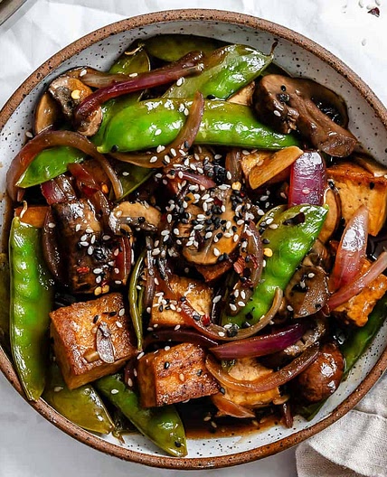 Stir-Fried Veggies With Tofu