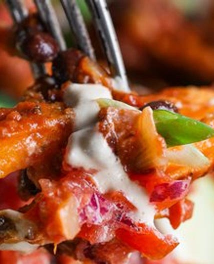 Loaded Chili Sweet Potato Fries