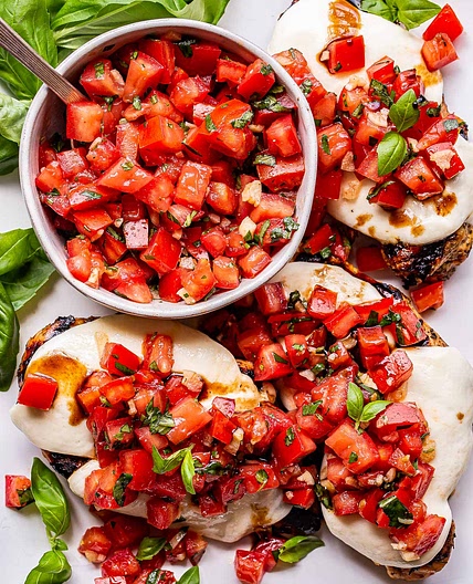 Grilled Bruschetta Chicken