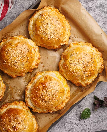 Greek Lamb Wellingtons