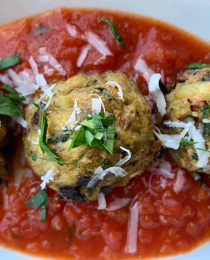 Eggplant Meatless Meatball - Polpette con Melanzane