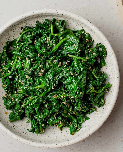 Sigumchi Namul (Korean Seasoned Spinach)