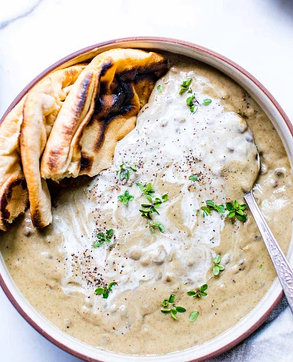 Coconut Curried French Lentil Soup Recipe