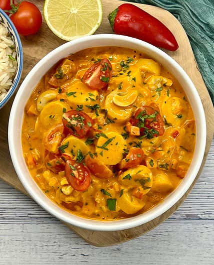 Vegan Moqueca (Brazilian Hearts of Palm Stew)